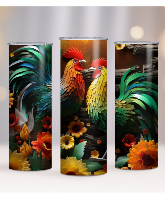 3D Stainless Steel Tumbler